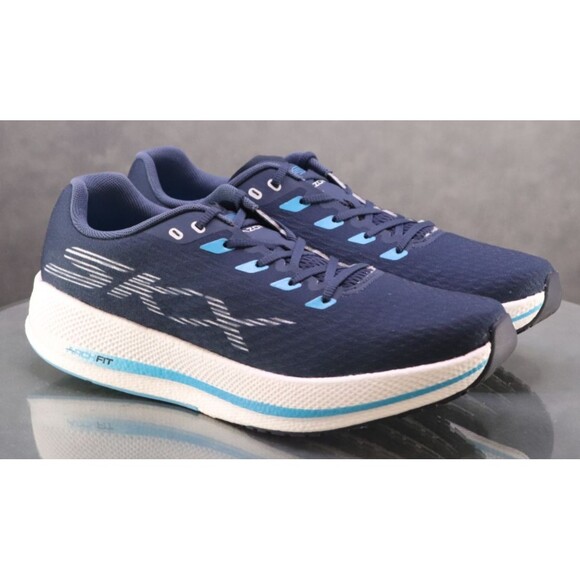 Skechers Razor 5 Arc Fit Go Run $120 Men\'s Running Shoes Size 11.5 Navy Blue EUC main image 11